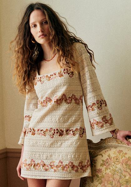 Carina Dress - Mountain Patchwork - Organic Cotton - Szane