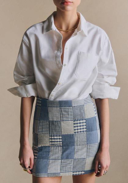 Neli Skirt - Sézane x SEA NY - Woodstock Patchwork - Organic