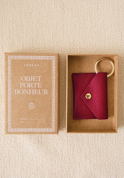 Olivia Card Holder Camel Sezane