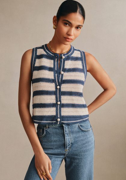 Sézane Sezane Felicite Shirt 34 sezane x Sea NY collection Flavie 