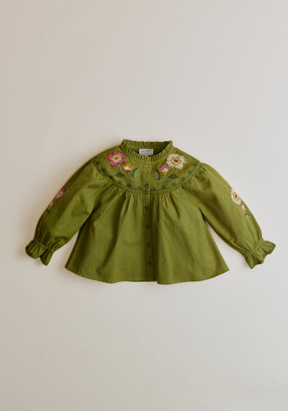 Deven Shirt - Fiorentino Print - Organic cotton - organic textile