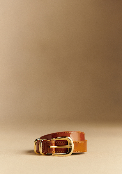 仏SEZANE ARTEMIS ファインベルト Fine Artemis Belt - Natural heritage - Bovine vegetable