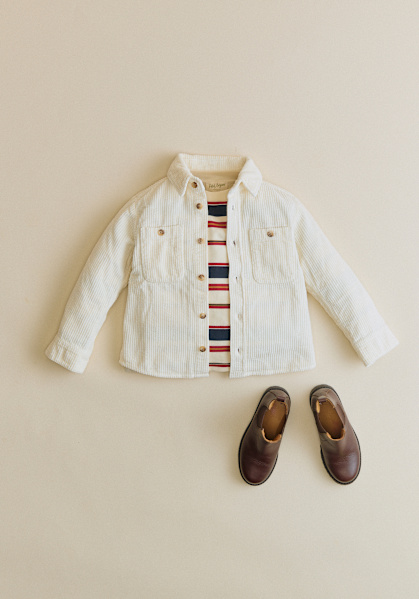 Deven Shirt - Ecru - Organic cotton - organic textile - Sézane
