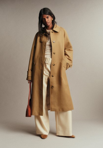 Bobby Jacket - Camel - Organic cotton - organic textile - Sézane