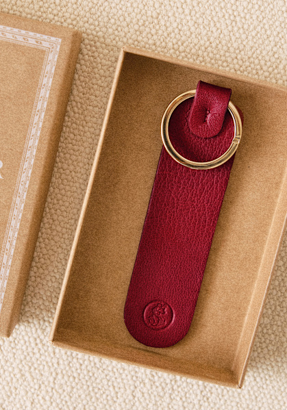 Keychain - Camel - Leather - Sézane