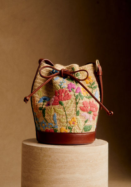 Mini Farrow Raphia Bag - Natural - Raffia - Sézane Mini Farrow Raphia Bag - Natural - Raffia - Sézane