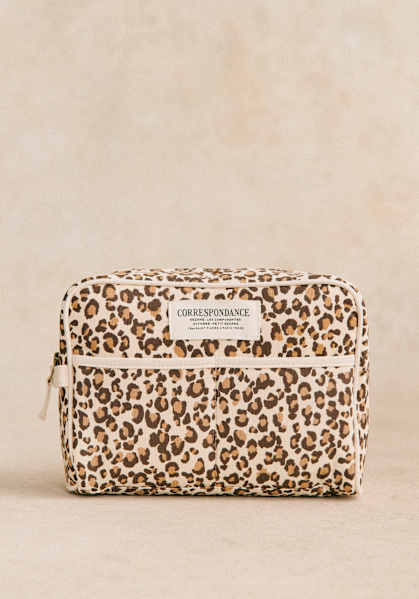 Crossbody Pouch - Leopard - Cotton - Sézane