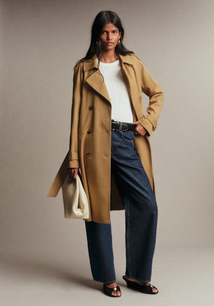 Bobby Jacket - Camel - Organic cotton - organic textile - Sézane