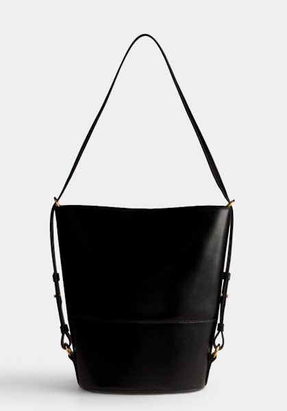 Gary Maxi Bag - Choco - Split cowhide leather - Sézane