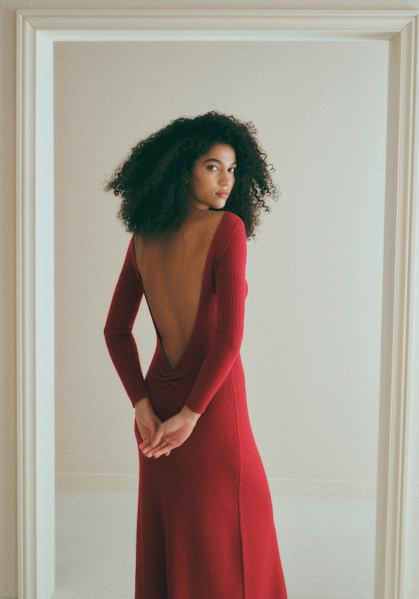sezane knitted dress Hillary Dress