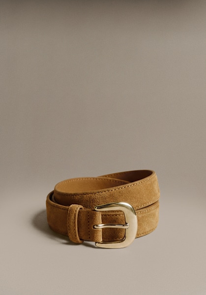 Julia Belt - Taupe - Bovine leather - Sézane display picture 1