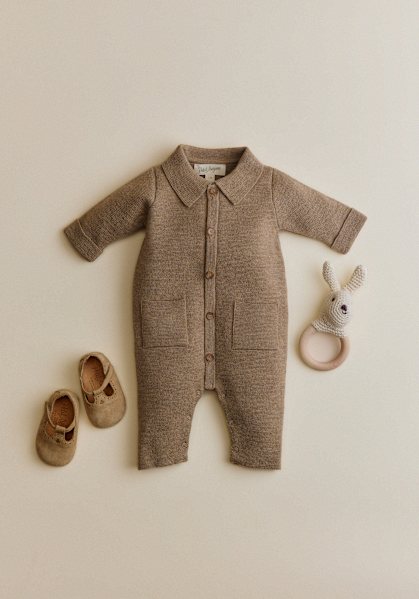 Rompers Cassandre - Beige - Merino Wool - Sézane