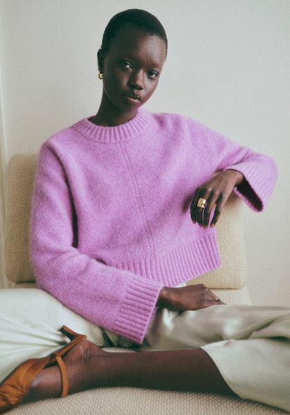 Mélanie Jumper - Amethyst / Lila - Kid mohair - Sézane