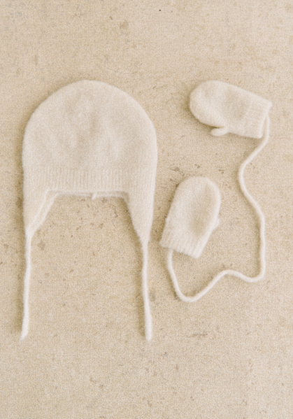 Antoine Beanie - Ecru - Baby Alpaca - Sézane