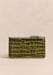 Olive Green Crocodile Print
