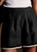 Black with Ecru Trimming