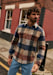 Rust / Beige / Navy Checks