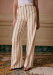 Rayures Beige Rose Marron