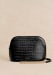 Black Crocodile Print