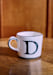 Letter D - Zwart