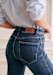 Dark blue denim