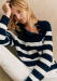 Beige Stripe Navy
