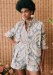 Blue / White Jacquard