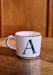 Letter A - Zwart