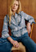 Vintage Blue and Ecru
