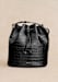 Black Crocodile Print
