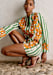 Green with Ochre Embroidery 