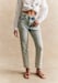 Blu denim orlo a vivo