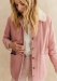 Pink Faux Sheepskin Collar