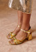 Gold with Multicolored Details