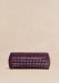 Aubergine Leather Raffia