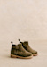 Khaki / fur-lined