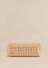 Raffia leather sand 
