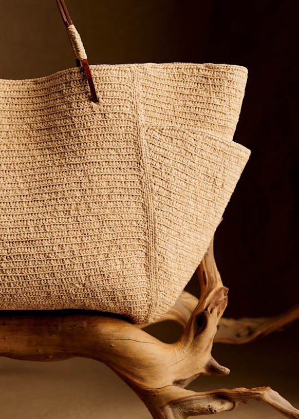 Paloma Basket Bag - Natural - Raffia - Sézane