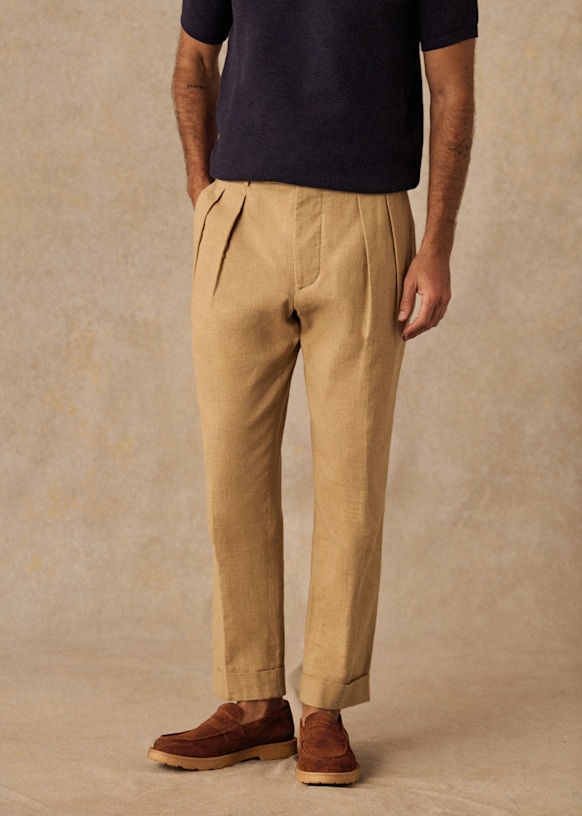 Pantaloni Young Sabbia Cotone Sézane