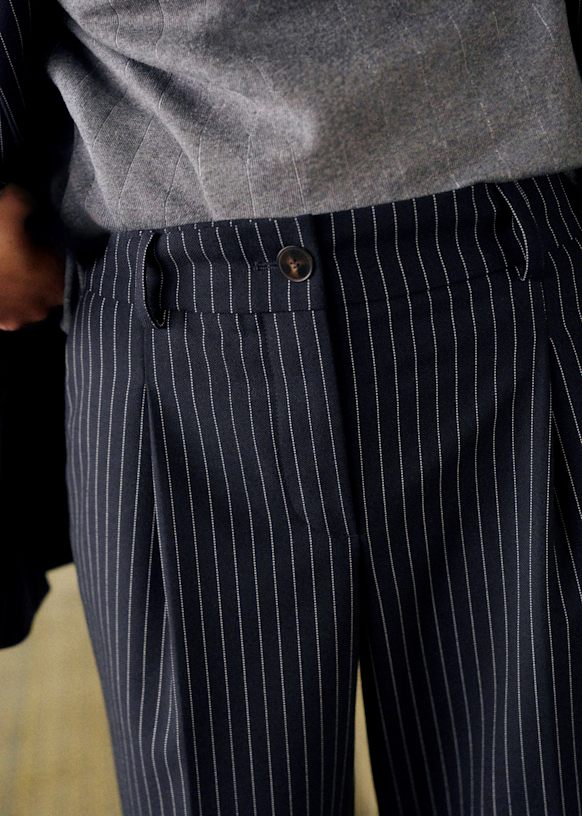 爆買いしたい Giacomo Trousers Sézane - polyester Recycled - Black - パンツ