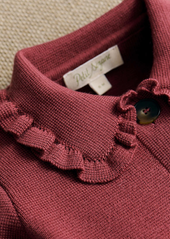 Betty カーディガン - ローズウッド - メリノウール - Sézane