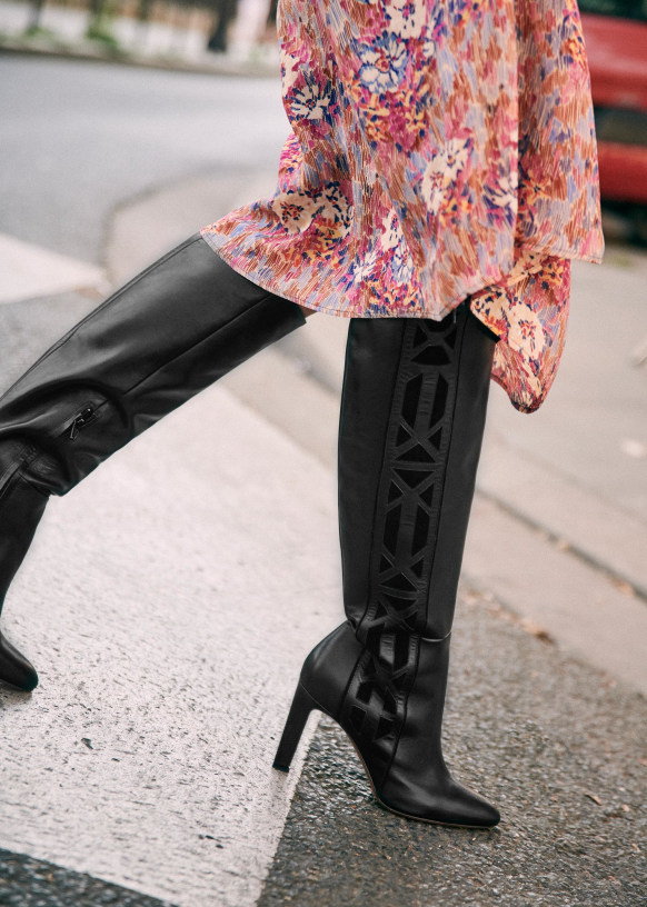 Bottes high amelie sezane top