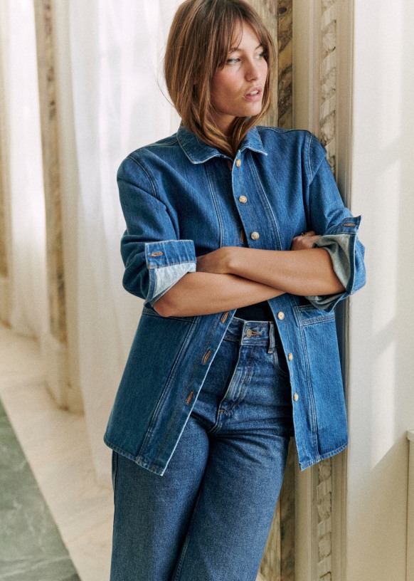 Veste will daim sezane clearance