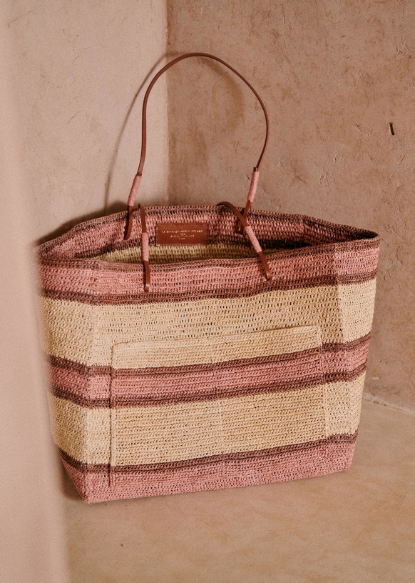 Panier Gaby Naturel Raphia Sezane