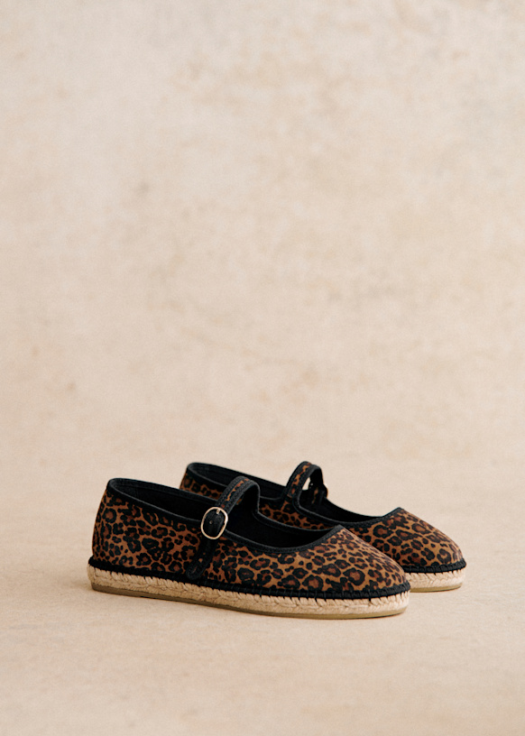 Country Road Leopard Espadrille Flats Mariana Espadrilles Leopard - Main Image