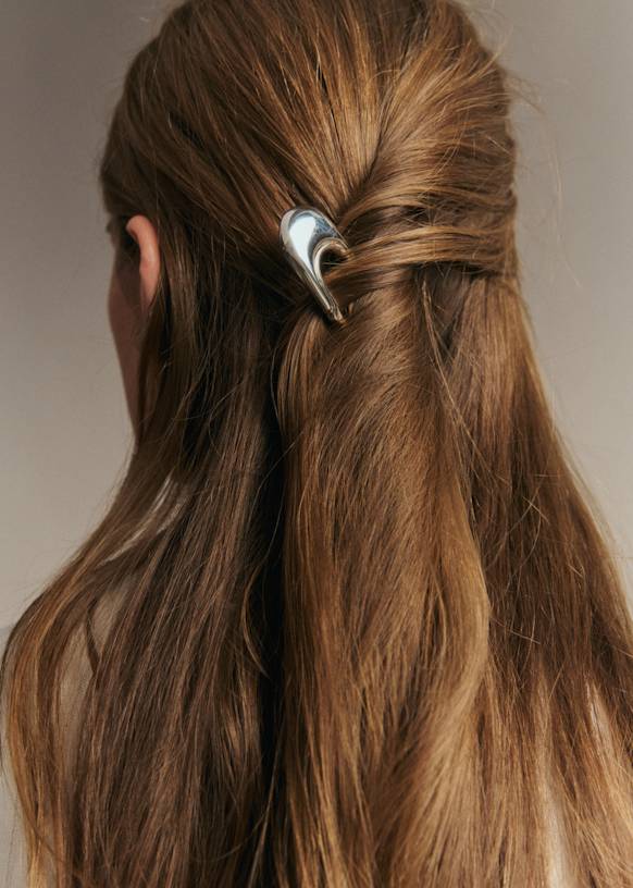 Gladys Hair Accessory - Gold Tortoiseshell - Brass - Sézane