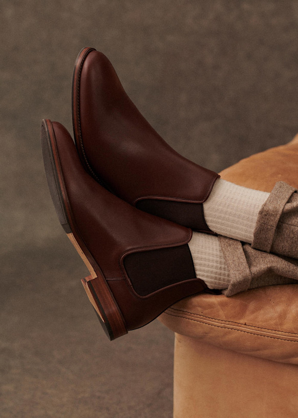 Woody Chelsea Boots - Camel Traditional Leather - Bovine leather - Sézane