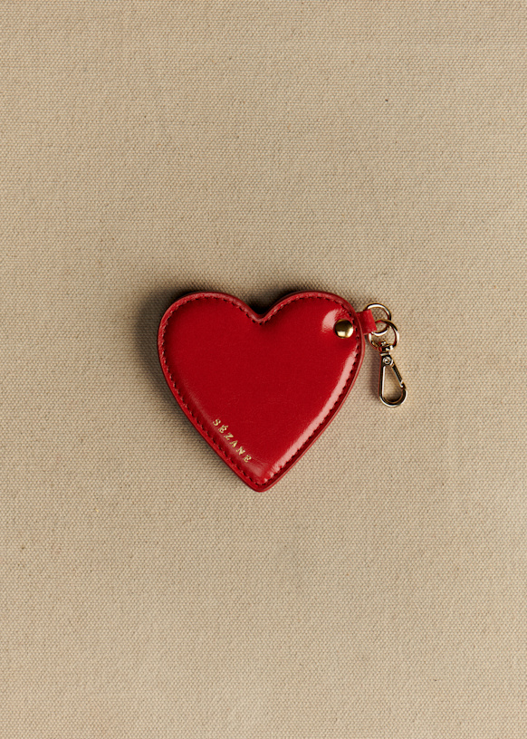 MAYOHK（マージョアチェカ） / セスィボン Michela Mirror Keychain - Vintage Red - Bovine leather - Sézane