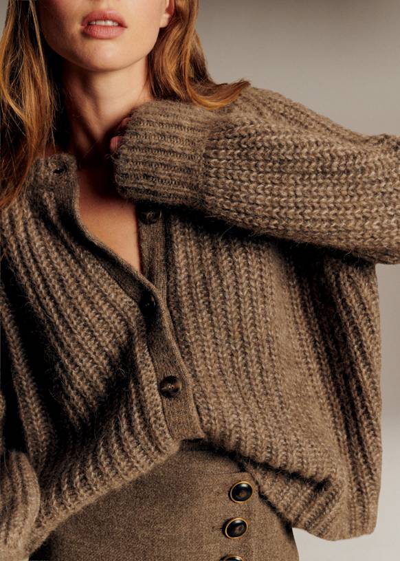 Emile Cardigan - Red - Alpaca - Sézane