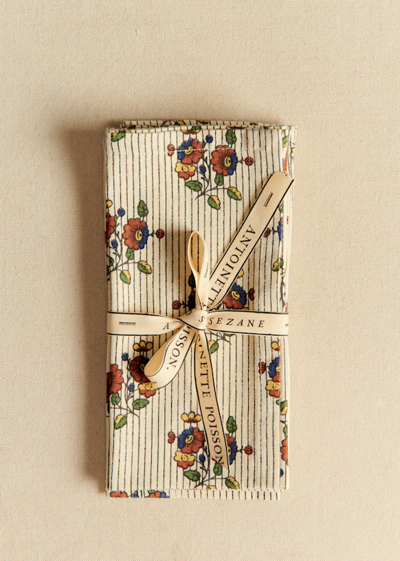 Set of 2 napkins - Sézane x Antoinette Poisson - Boutonnières